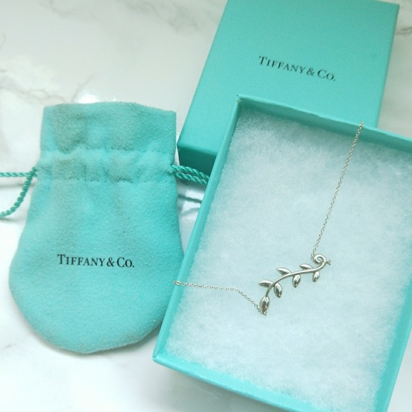 Tiffany Olive Leaf Vine Pendant 